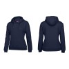 Ladies Fleecy Hoodies Navy Alt